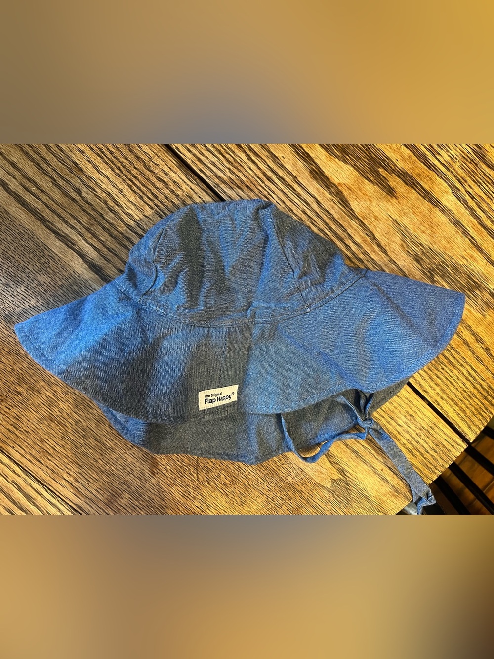 The Original Flap Happy Denim Kids Hat | XL